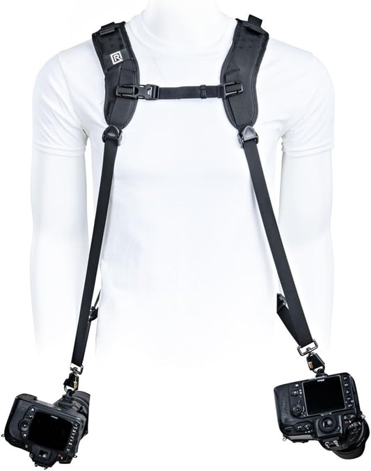 BLACKRAPID Double Breathe Camera Harness, Trusted Design For One Or Two SLR, DSLR, Mirrorless Cameras
