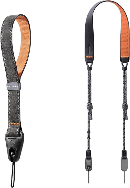 PGYTECH Camera Wrist Strap+ Camera Shoulder Strap Air(Black)