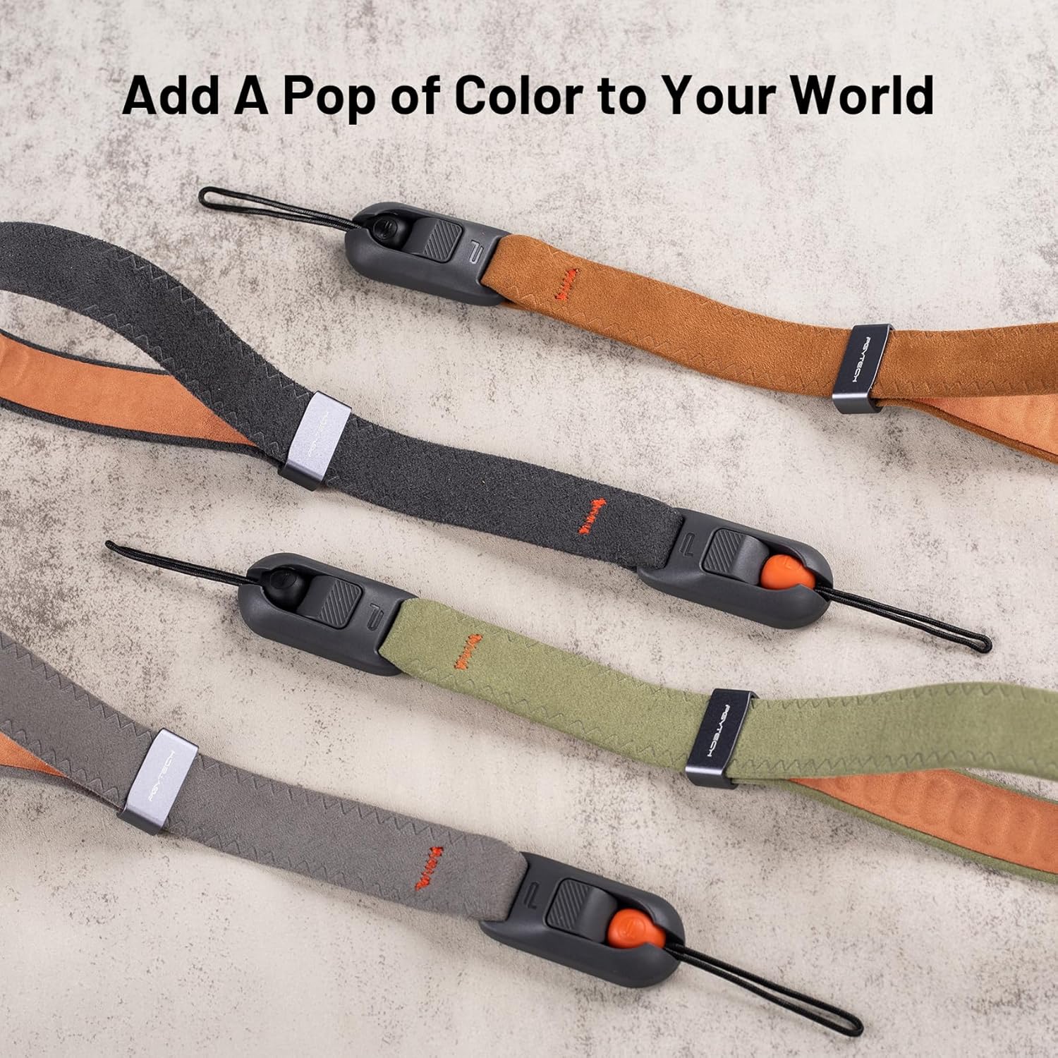 PGYTECH Camera Wrist Strap Air for Photographers Adjustable Quick Release Camera Hand Strap for Sony/Nikon/Canon/DSLR/SLR/Gopro(Deep Grey)